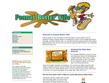 Tablet Screenshot of peanutbutterville.com